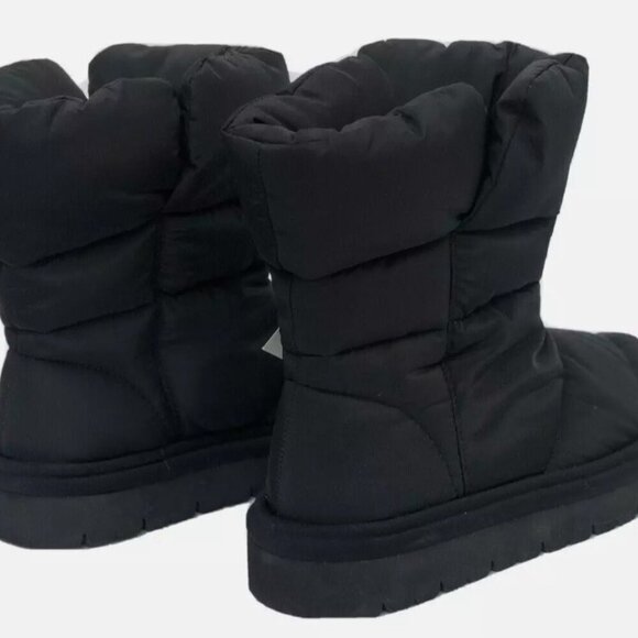 Zara Padded Black Ankle Booties - Picture 5 of 7